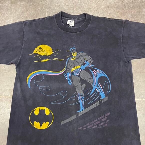 Vintage 80's Batman DC Comics T-Shirt XL - Picture 3 of 6
